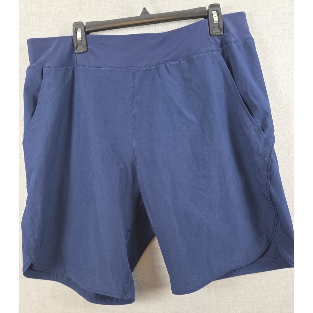 Lands End womens 16 blue surf and turf quick dry shorts Stretch Hiking Active